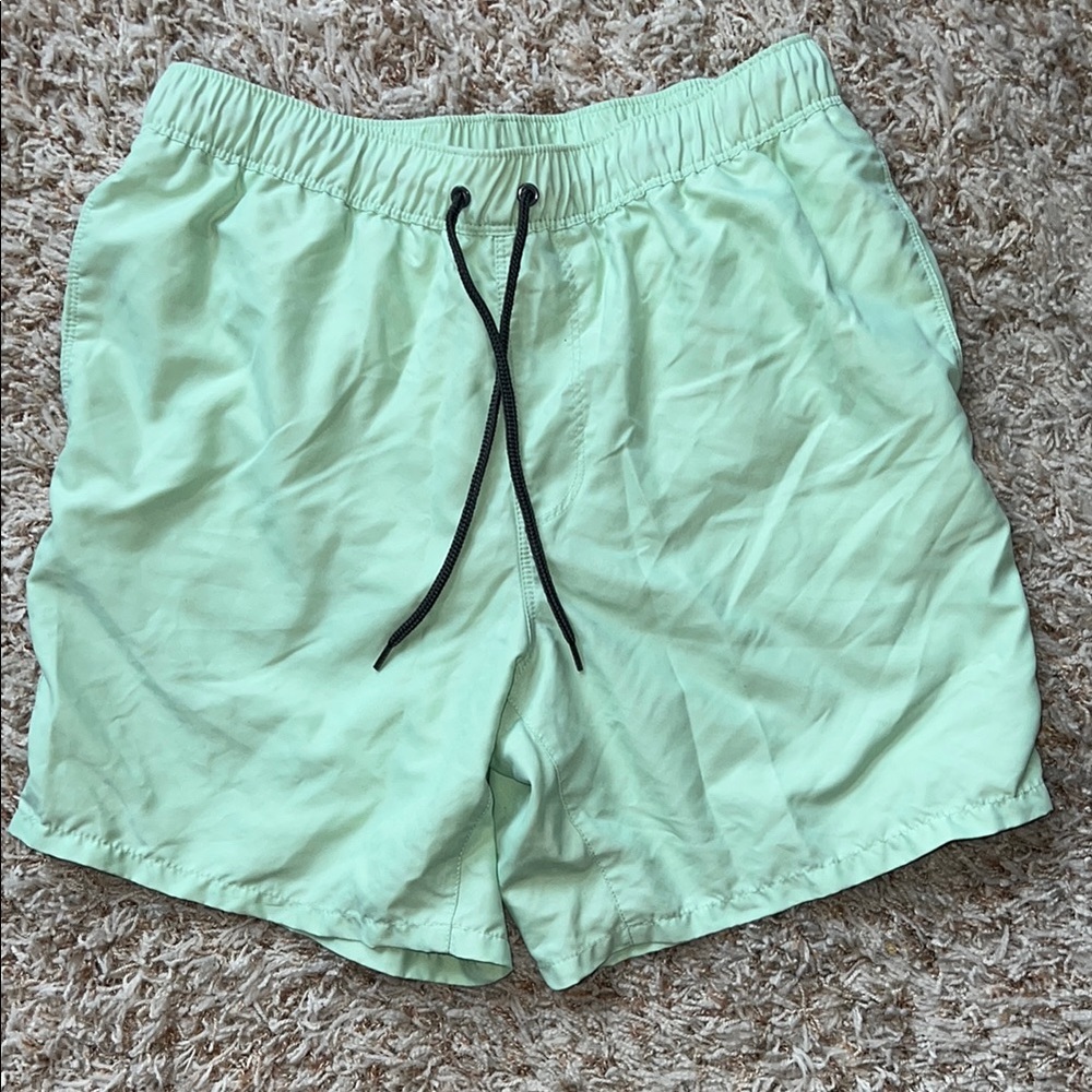 ASOS Light Green Swim Trunks
